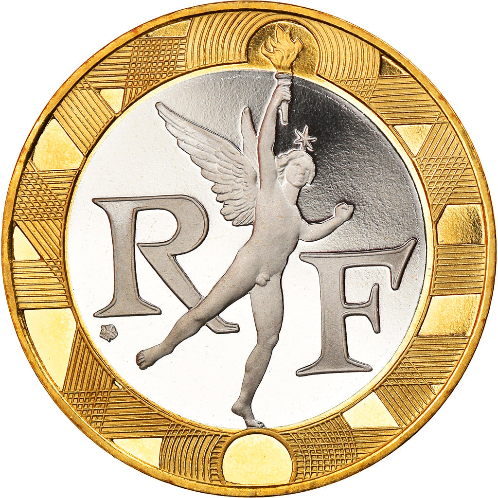 Monnaie, France, Génie, 10 Francs, 1994, Paris, Proof, FDC, Bi-Metallic