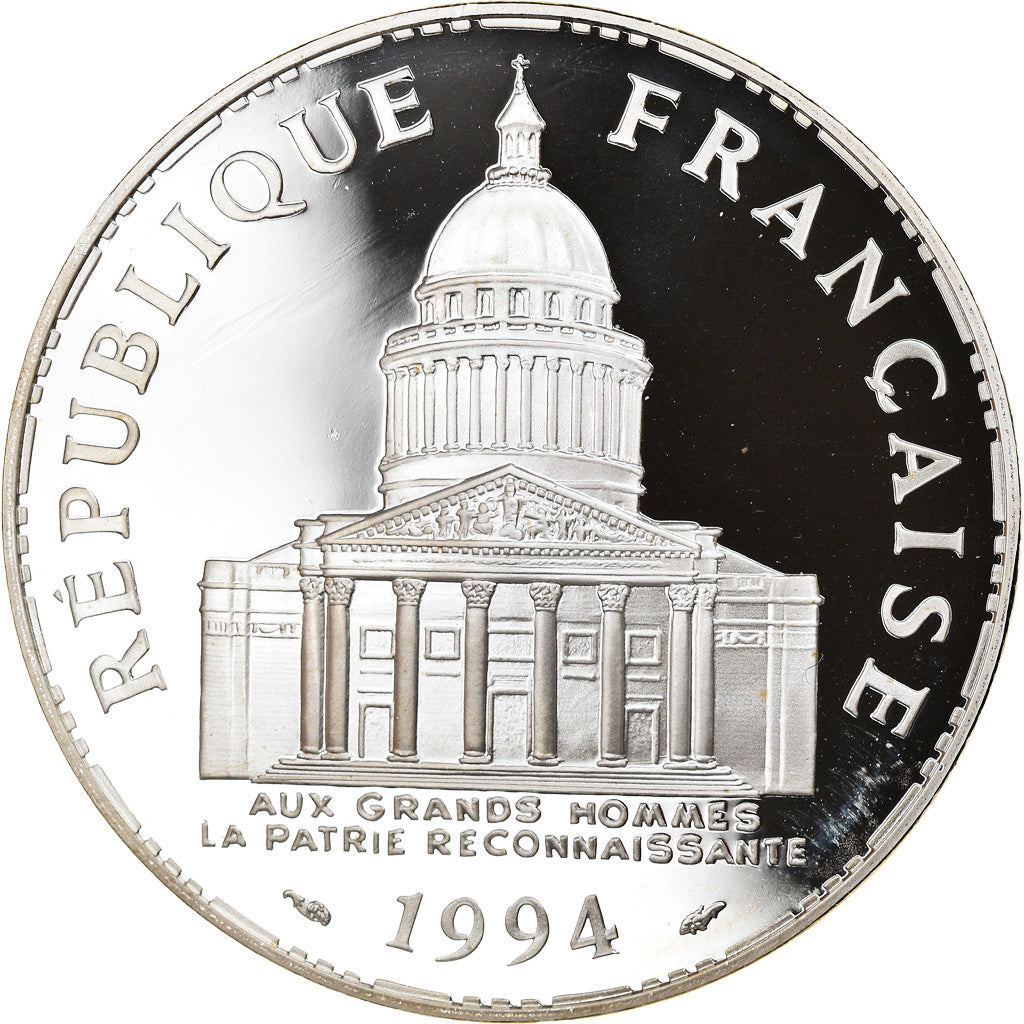 Coin, France, Panthéon, 100 Francs, 1994, Paris, Proof, MS(65-70), Silver