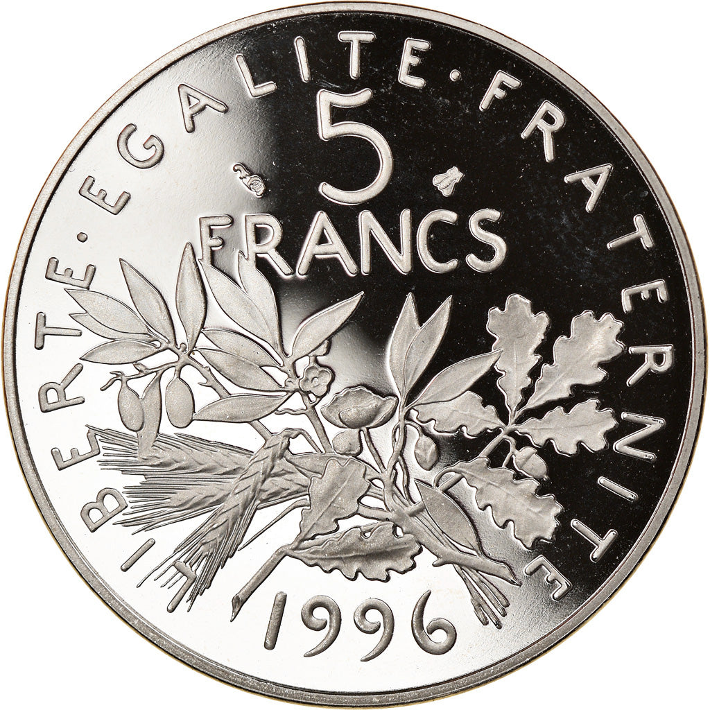 Coin, France, Semeuse, 5 Francs, 1996, Paris, Proof, MS(65-70), Nickel Clad
