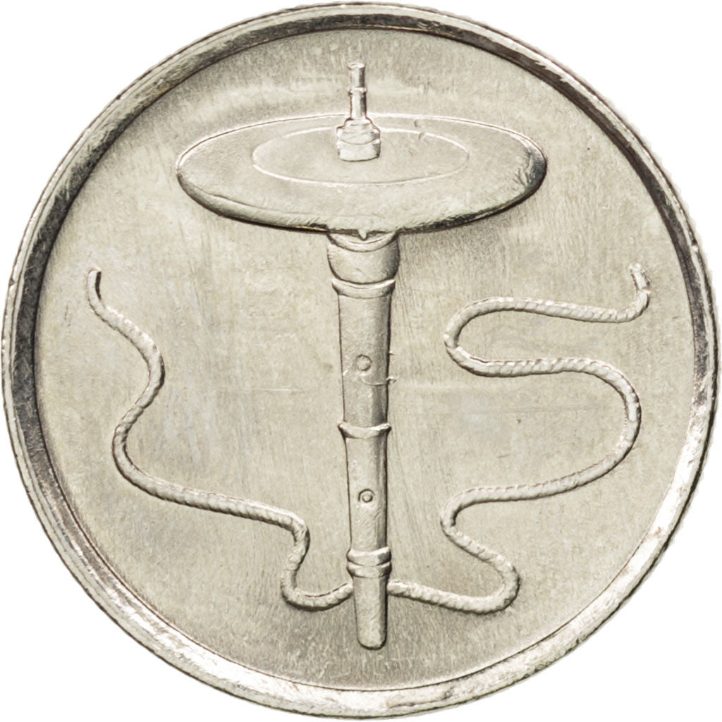 Coin, Malaysia, 5 Sen, 2010, MS(63), Copper-nickel, KM:50
