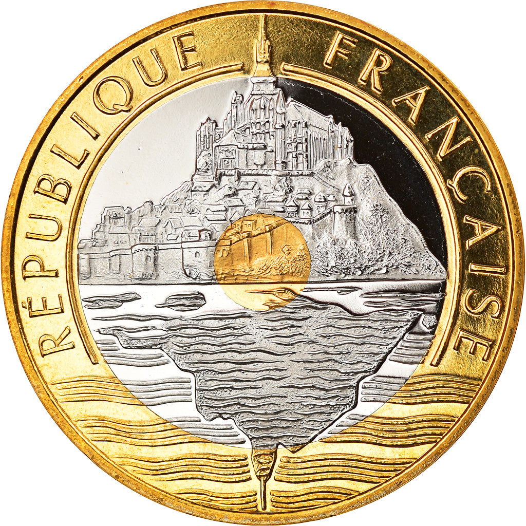 Monnaie, France, Mont Saint Michel, 20 Francs, 1996, Paris, Proof, FDC
