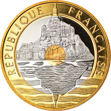 Monnaie, France, Mont Saint Michel, 20 Francs, 1996, Paris, Proof, FDC