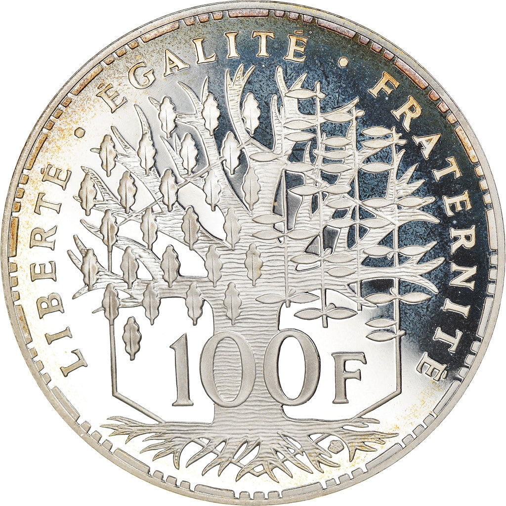 Coin, France, Panthéon, 100 Francs, 1996, Paris, Proof, MS(65-70), Silver