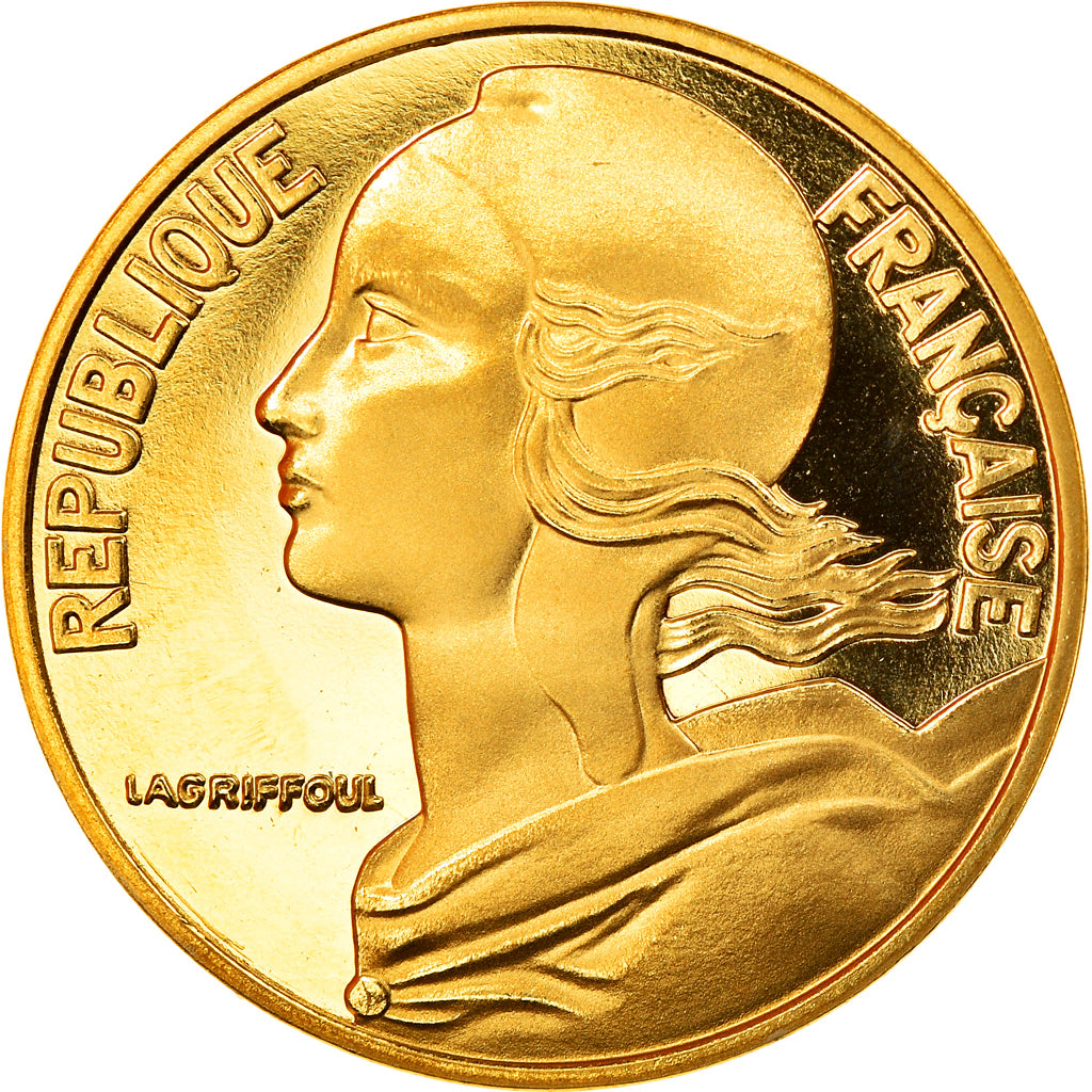 Munten, Frankrijk, Marianne, 10 Centimes, 1995, Paris, Proof, FDC