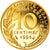 Munten, Frankrijk, Marianne, 10 Centimes, 1995, Paris, Proof, FDC