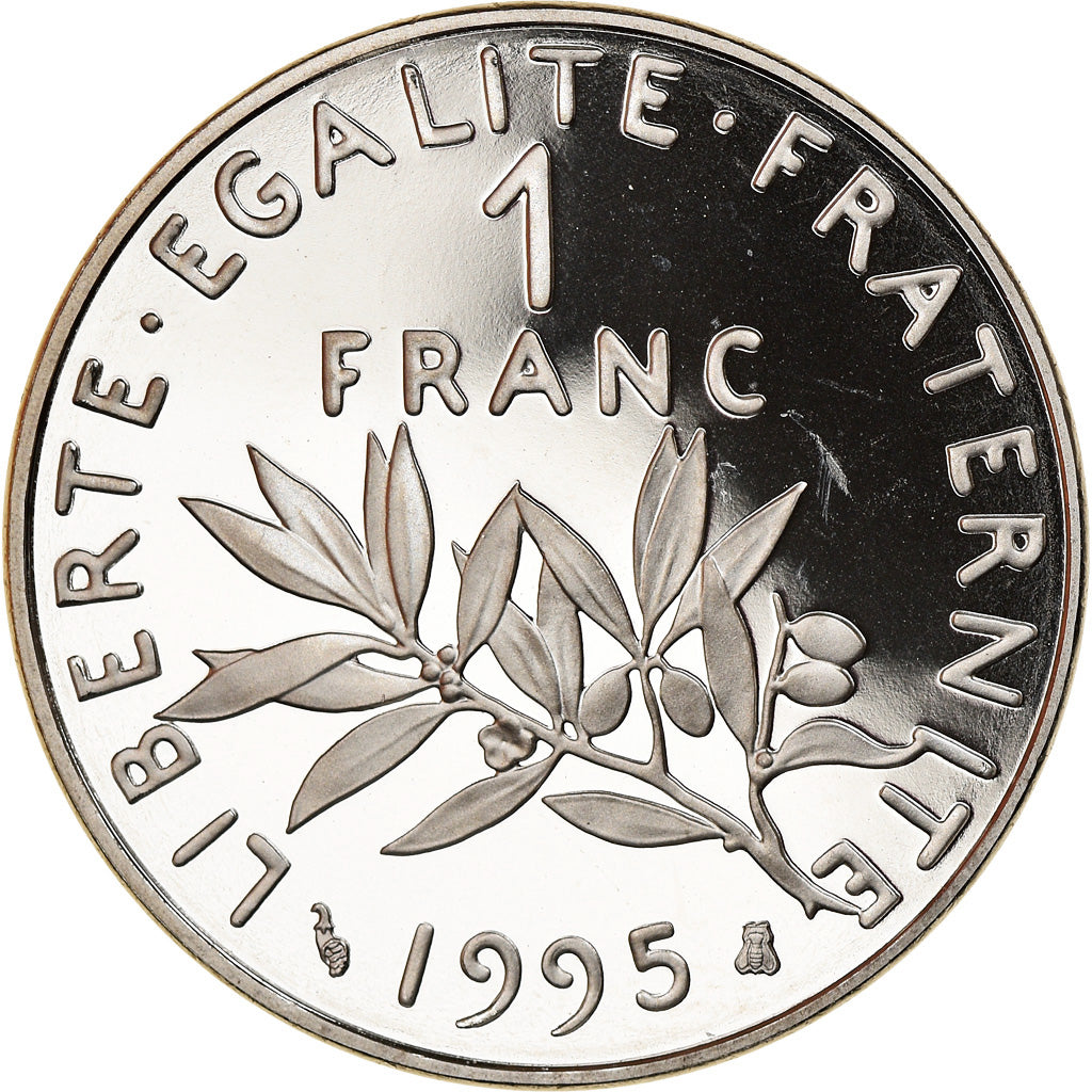 Munten, Frankrijk, Semeuse, Franc, 1995, Paris, Proof, FDC, Nickel, KM:925.1