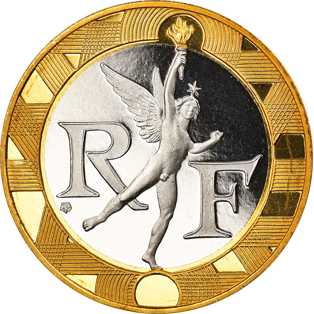 Monnaie, France, Génie, 10 Francs, 1995, Paris, Proof, FDC, Bi-Metallic