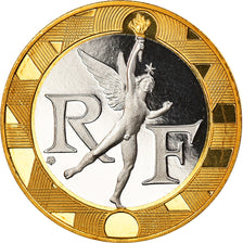 Monnaie, France, Génie, 10 Francs, 1995, Paris, Proof, FDC, Bi-Metallic
