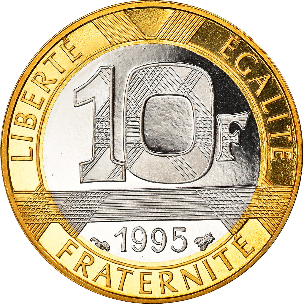 Monnaie, France, Génie, 10 Francs, 1995, Paris, Proof, FDC, Bi-Metallic