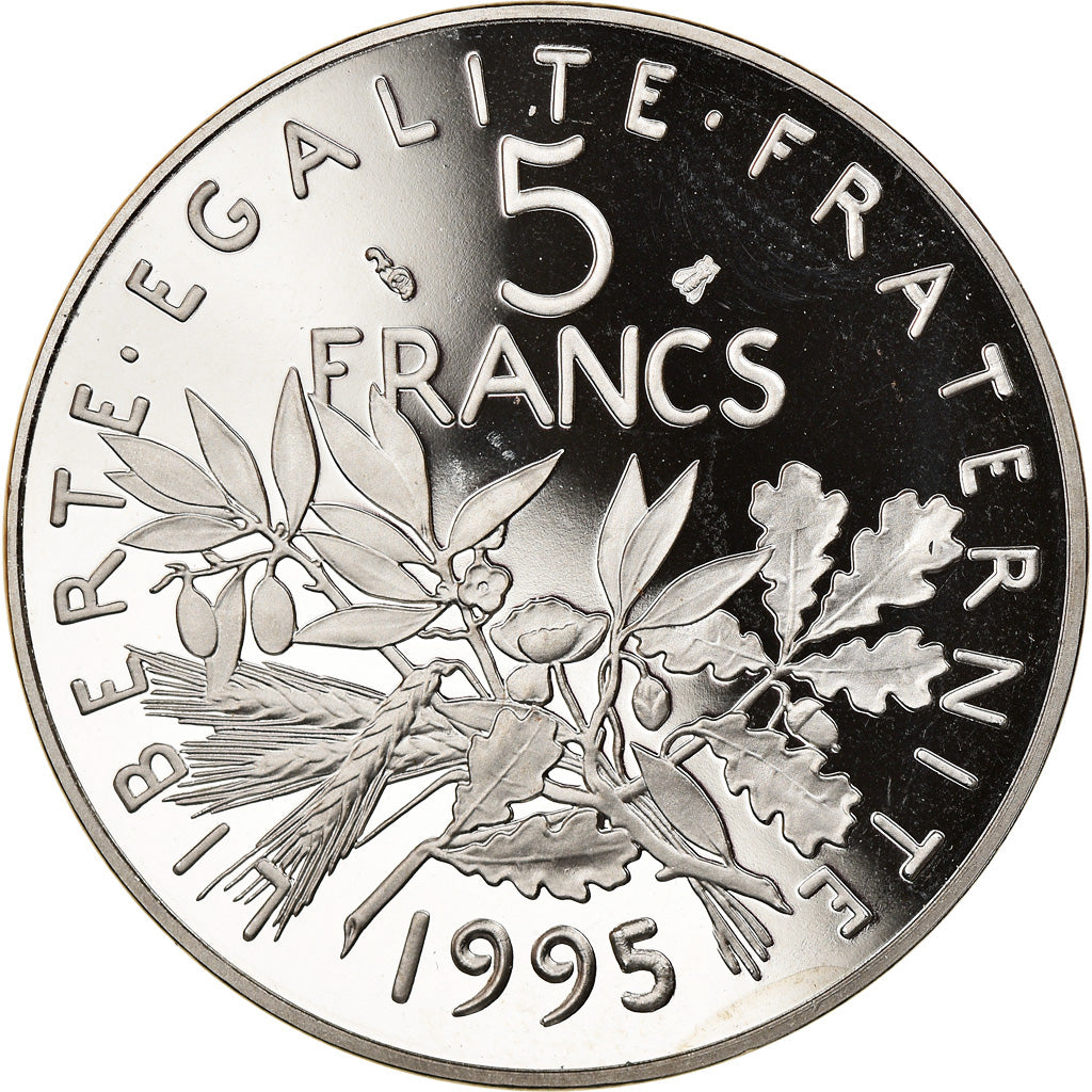Coin, France, Semeuse, 5 Francs, 1995, Paris, Proof, MS(65-70), Nickel Clad