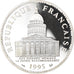 Moeda, França, Panthéon, 100 Francs, 1995, Paris, Proof, MS(65-70), Prata