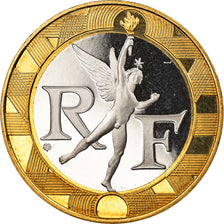 Monnaie, France, Génie, 10 Francs, 2001, Paris, Proof, FDC, Bi-Metallic