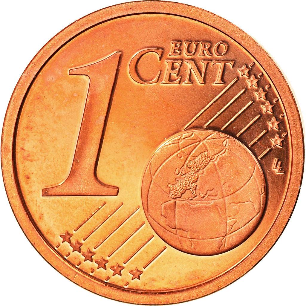 France, Euro Cent, 2002, Paris, Proof, MS(65-70), Copper Plated Steel