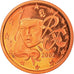 France, 2 Euro Cent, 2002, Paris, Proof, MS(65-70), Copper Plated Steel