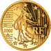 France, 50 Euro Cent, 2002, Paris, Proof, MS(65-70), Brass, Gadoury:6., KM:1287