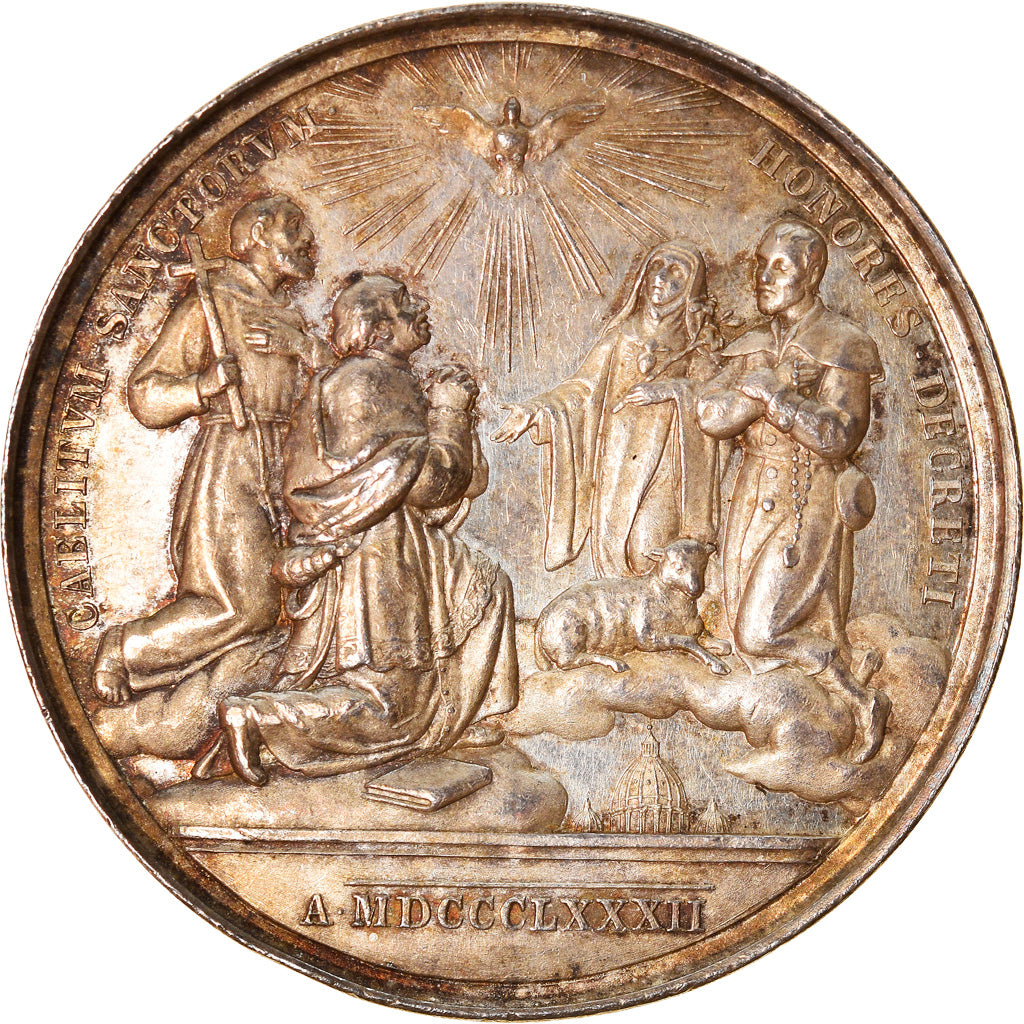Vatican, Médaille, Léon XIII,  per le Canonizzazioni, Religions & beliefs