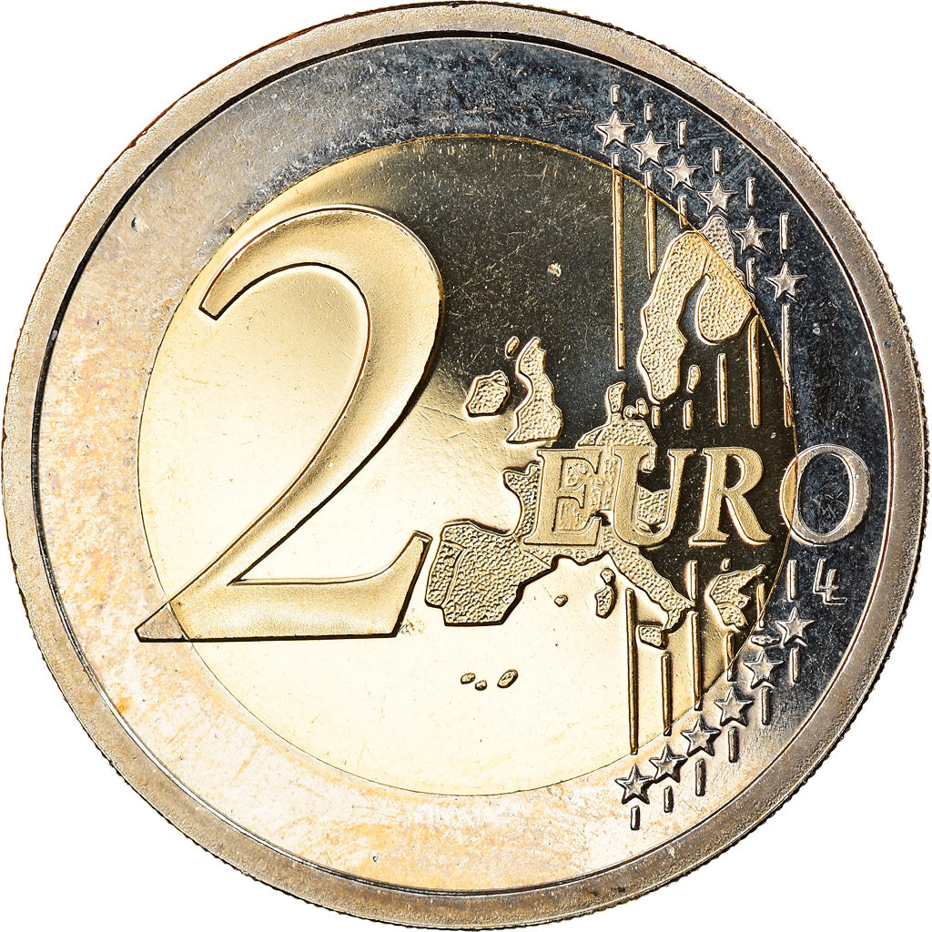 France, 2 Euro, 2002, Paris, Proof, MS(65-70), Bi-Metallic, Gadoury:8., KM:1289