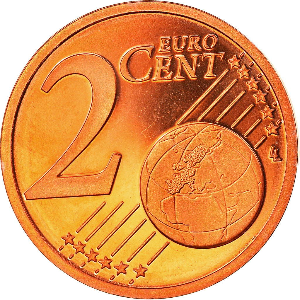 Frankrijk, 2 Euro Cent, 2000, Paris, Proof, FDC, Copper Plated Steel, Gadoury:2