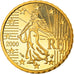 France, 10 Euro Cent, 2000, Paris, Proof, FDC, Laiton, Gadoury:4a, KM:1285