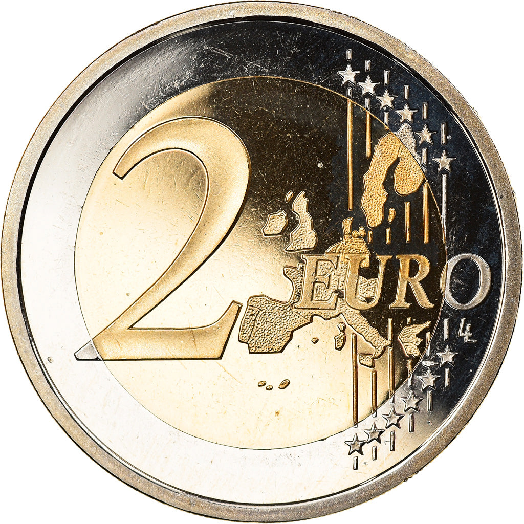 France, 2 Euro, 2000, Paris, Proof, MS(65-70), Bi-Metallic, Gadoury:8., KM:1289