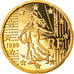 France, 20 Euro Cent, 1999, Paris, Proof, MS(65-70), Brass, Gadoury:5., KM:1286