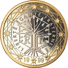 Frankrijk, Euro, 1999, Paris, Proof, FDC, Bi-Metallic, Gadoury:7, KM:1288