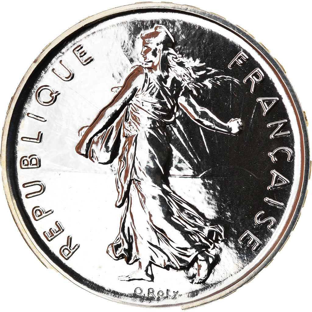 Coin, France, Semeuse, 5 Francs, 2001, Paris, BU, MS(65-70), Silver, Gadoury:771