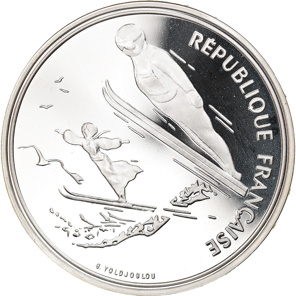 Coin, France, albertville 92, 100 Francs, 1991, Paris, Proof, MS(65-70), Silver