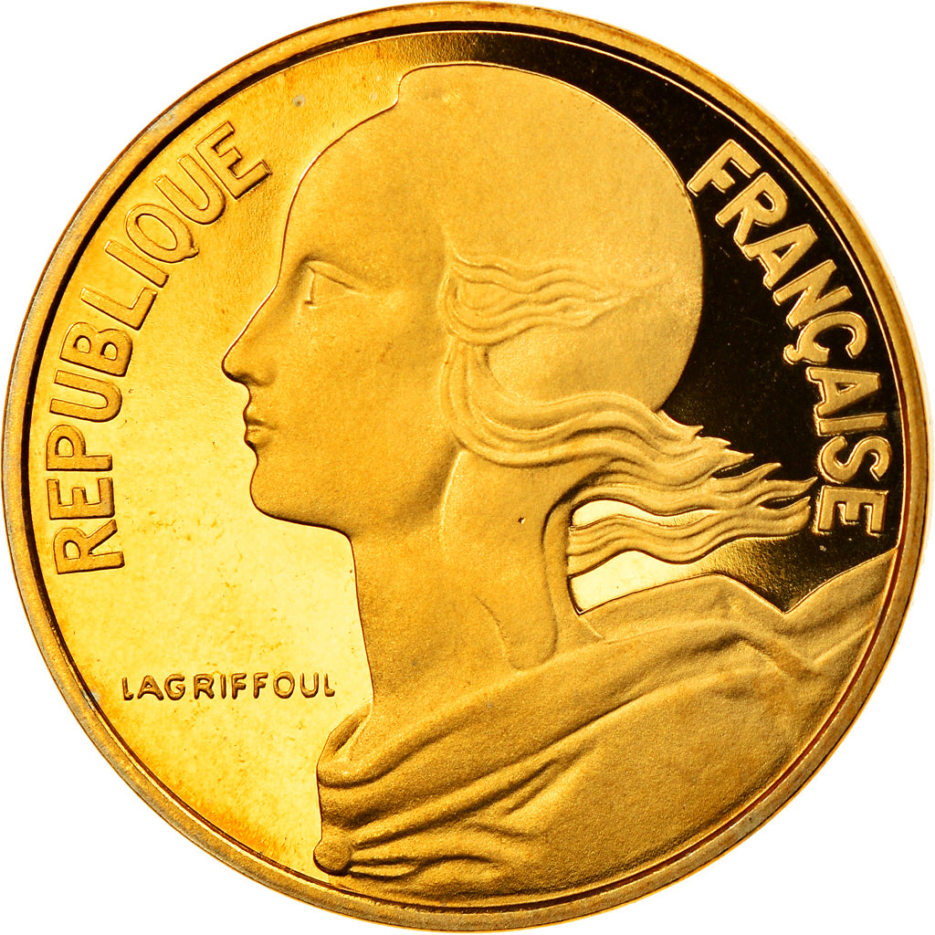 Munten, Frankrijk, Marianne, 10 Centimes, 1991, Paris, Proof, FDC