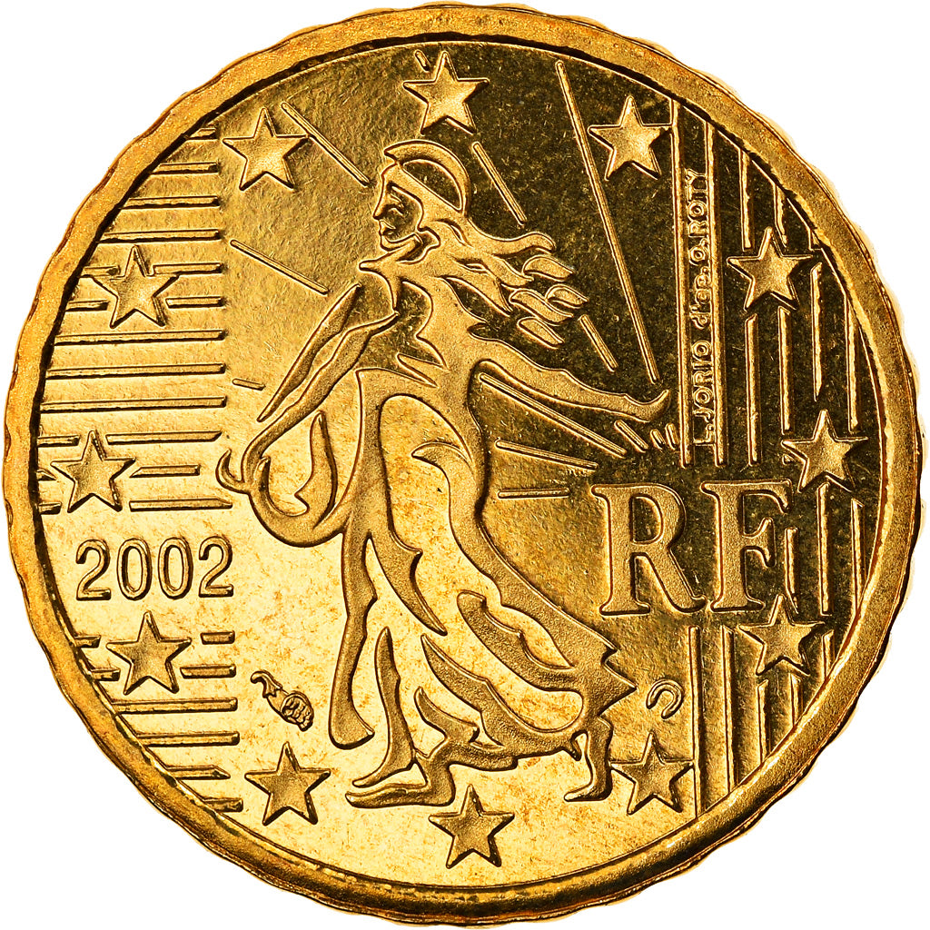 Francia, 10 Euro Cent, 2002, Paris, Proof, FDC, Latón, Gadoury:4a, KM:1285