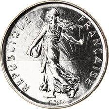 Moneta, Francia, Semeuse, 5 Francs, 1989, Paris, FDC, Nichel placcato