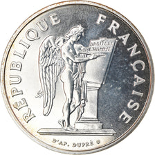 Coin, France, Droits de l'Homme, 100 Francs, 1989, Paris, MS(65-70), Silver