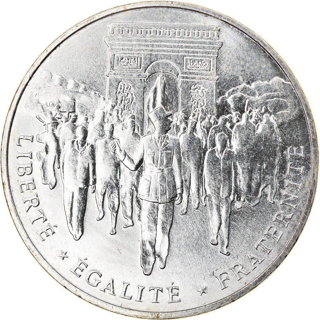 Coin, France, Libération de Paris, 100 Francs, 1994, Paris, AU(55-58), Silver