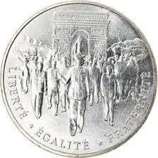 Coin, France, Libération de Paris, 100 Francs, 1994, Paris, AU(55-58), Silver