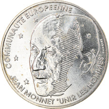 Coin, France, Jean Monnet, 100 Francs, 1992, Paris, AU(55-58), Silver, KM:1120