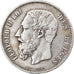 Moeda, Bélgica, Leopold II, 5 Francs, 5 Frank, 1870, VF(30-35), Prata, KM:24
