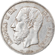 Monnaie, Belgique, Leopold II, 5 Francs, 5 Frank, 1870, TB+, Argent, KM:24