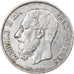 Moneta, Belgio, Leopold II, 5 Francs, 5 Frank, 1871, MB+, Argento, KM:24