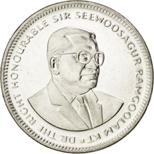 MAURITIUS, 1/2 Rupee, 2007, KM #54, MS(63), Nickel Plated Steel, 23.6, 5.77