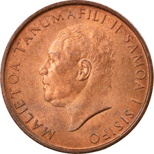 Coin, Samoa, 2 Sene, 1967, AU(55-58), Bronze, KM:13