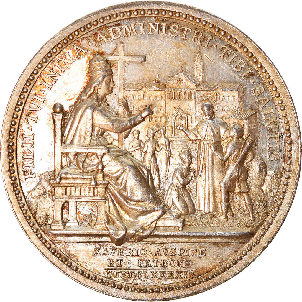 Vatican, Medal, Léon XIII,  Per l'Enciclica Ad Extremas Orientis oras