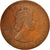 Monnaie, Etats des caraibes orientales, Elizabeth II, 2 Cents, 1955, TB+
