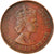 Coin, East Caribbean States, Elizabeth II, 2 Cents, 1964, EF(40-45), Bronze