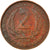 Monnaie, Etats des caraibes orientales, Elizabeth II, 2 Cents, 1964, TTB