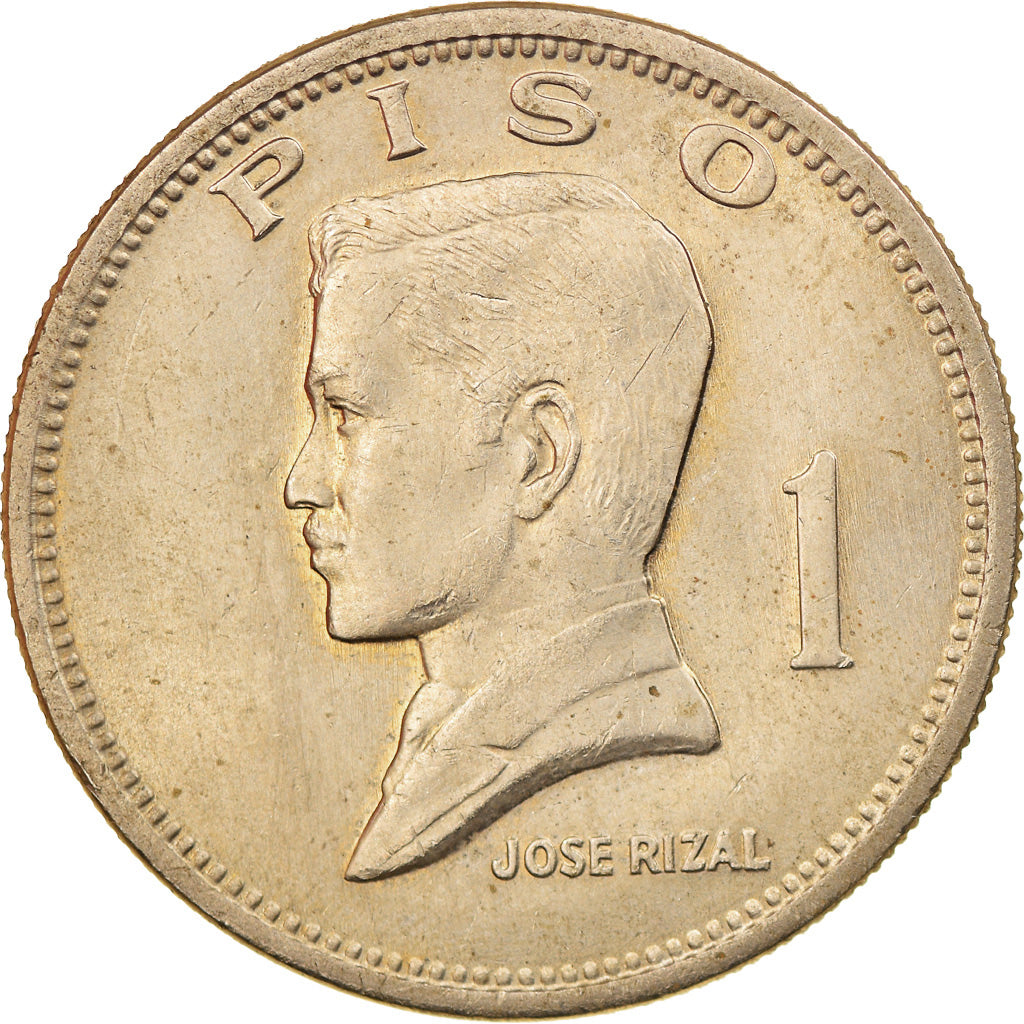 Moneta, Filippine, Piso, 1974, BB+, Rame-nichel-zinco, KM:203
