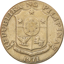 Coin, Philippines, 50 Sentimos, 1971, EF(40-45), Copper-Nickel-Zinc, KM:200