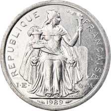 Monnaie, French Polynesia, Franc, 1989, Paris, SUP, Aluminium, KM:11