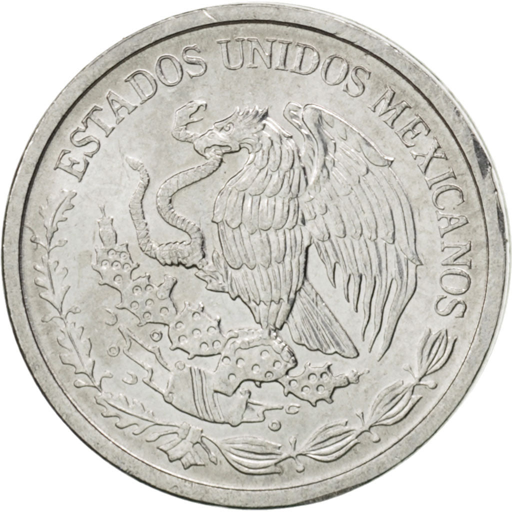 MEXICO, 10 Centavos, 2009, Mexico City, KM #934, MS(63), Stainless Steel, 14,...