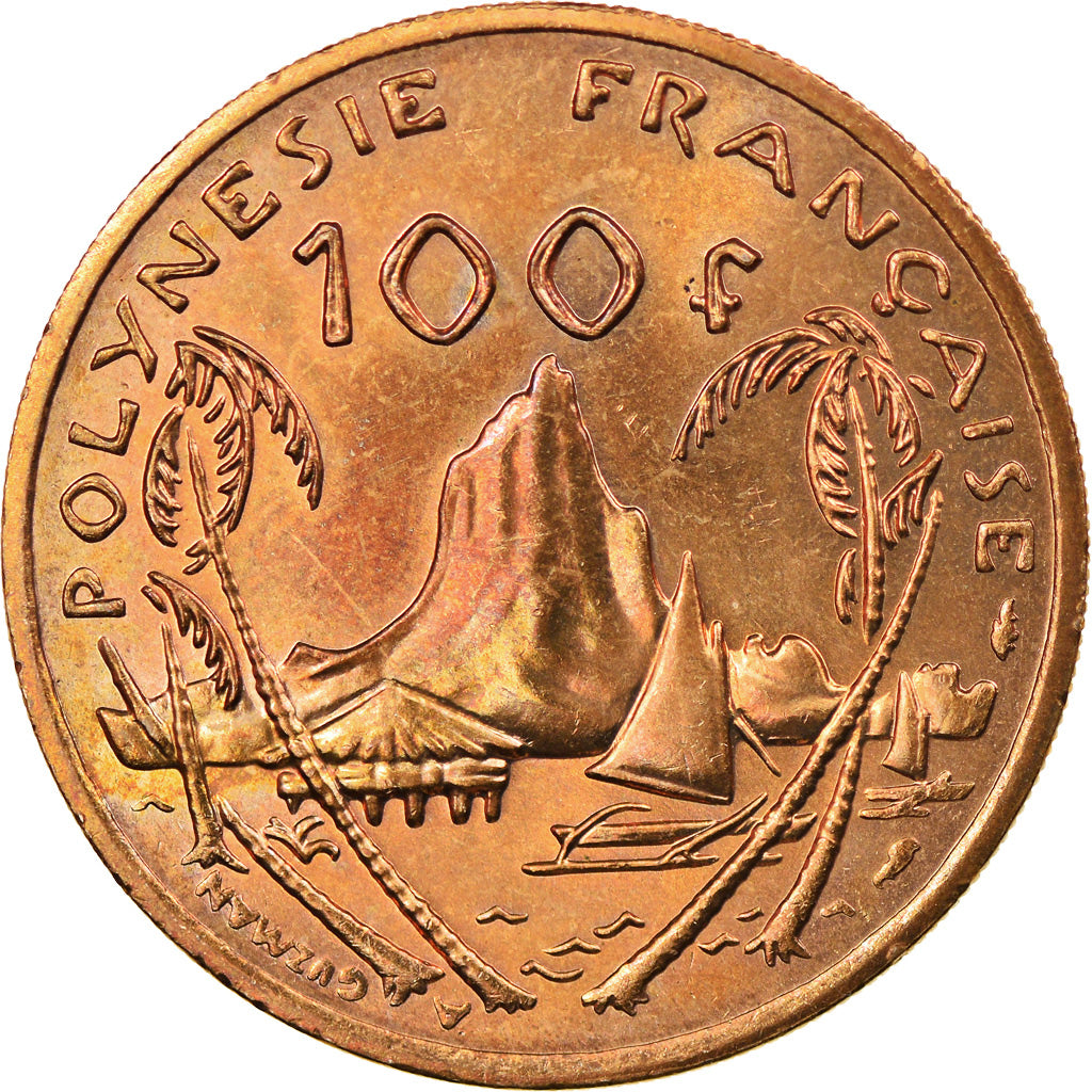 Münze, French Polynesia, 100 Francs, 1987, Paris, VZ+, Nickel-Bronze, KM:14