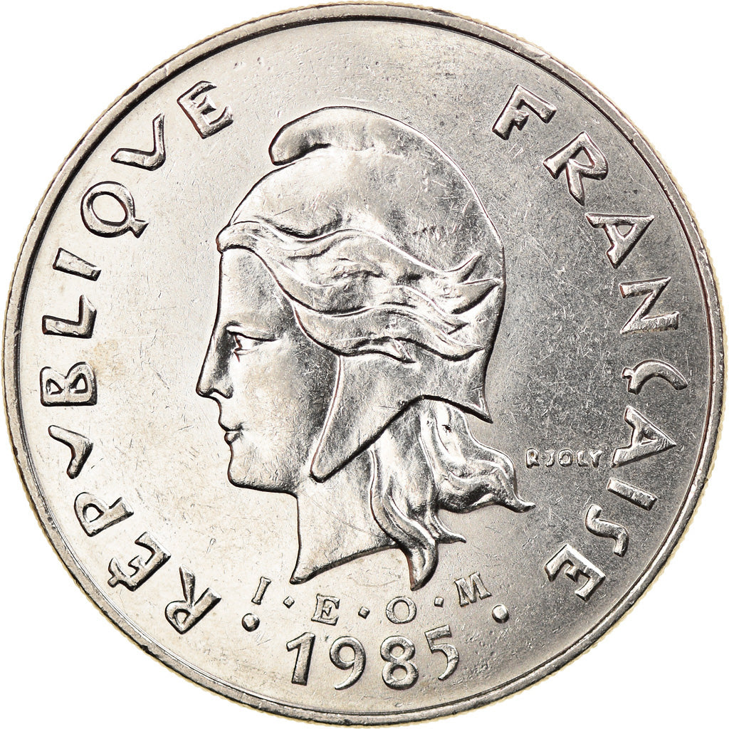 Coin, French Polynesia, 50 Francs, 1985, Paris, AU(55-58), Nickel, KM:13